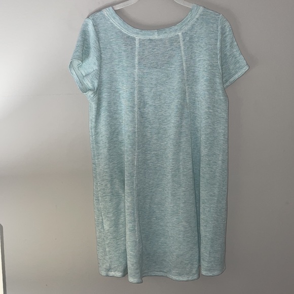 EASEL MINT GREEN SCOOP NECK SHORT SLEEVE TOP - Picture 2 of 5